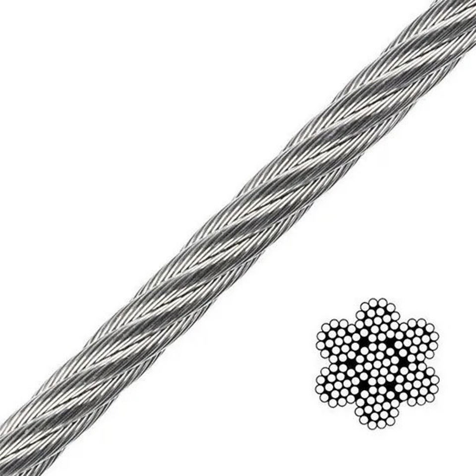 AISI 304 316 7*19 Stainless Steel Wire Rope with Wholesale Price ...