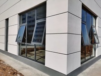 Fenêtres à battants en aluminium double vitrage, étanches et sécurisées, pour projets (vente en gros)