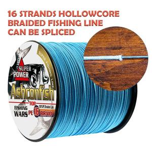 Lenza da Pesca Intrecciata 100% PE a 16 Fili con Anima Cava, 100m, per Pesca a Jig - Product Image 4