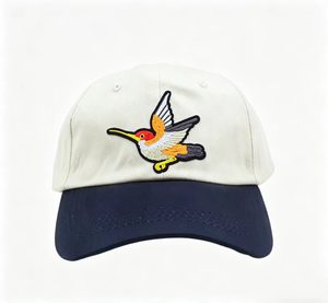 Gorra de Béisbol Bordada de Dos Tonos, Gorro de Algodón Lavado Vintage, Ajustable, Casual, para Viajes al Aire Libre, con Logotipo Personalizado Disponible - Product Image 1