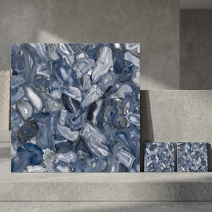 Baldosas de Porcelana con Aspecto de Mármol Marfil Volcano Vistaar, 600x600mm, 8mm, Acabado Brillante - Product Image 2
