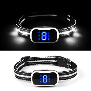 Collar antiladridos con pantalla LED 2 en 1 de gama alta, collar recargable para detener los ladridos con vibración con LED hecho de plástico duradero - Product Image 2