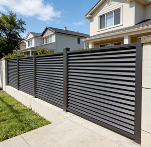 Panel de Cerca para Caballos de Aluminio de 3 Rieles, Blanco, para Jardín, Granja Multiusos, Privacidad Total, Modelado 3D, Ecológico, Elegante, para Exteriores - Product Image 4