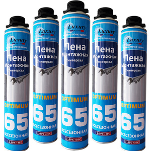 วัตถุดิบโฟมโพลียูรีเทนแบบสเปรย์ 750 500 มล. สีดำ สีขาว ผลิตในจีน กาวซีลแลนท์สำหรับงานไม้และบรรจุภัณฑ์ - Product Image 1