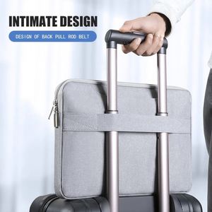 Sac à main pour ordinateur portable en polyester, sacoche de travail, sac de voyage d'affaires, pour hommes et femmes, personnalisable, 13/14/15/15.6 pouces, imperméable - Product Image 6
