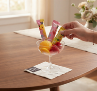 DC24 Vitamin C Sugar Free Lollipops Healthy Fruit Flavored Hard Candy Suckers for Kids Non-GMO Gluten Free OEM Private Label
