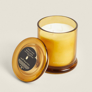 AIKUN Natural Yellow Glass Jar Aromatherapy <b>Candle</b> Home Fragrance Custom Logo Wholesale for Living Room Spa Decor - Product Image 5