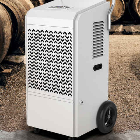 High-power Light-sound Stainless Steel Housing Anti-corrosive Rain Deoumidificatore Low Wattage 50litre Dehumidifier