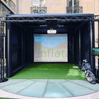 Tente de Simulation de Golf Géante Gonflable Commerciale Personnalisée Imperméable Toutes Saisons pour Entraînement Portable en Extérieur – Vente en Gros