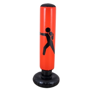 <b>Inflatable</b> Boxing Sandbag Vertical PVC Fitness Home Combat Column Lightweight Unisex Children's Use - Product Image 1
