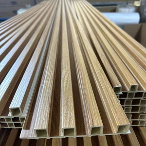 Panneaux muraux cannelés en <span class=keywords><strong>PVC</strong></span> WPC de Chine, durables, imperméables, ignifuges, écologiques, <span class=keywords><strong>pour</strong></span> cloisons intérieures d'écoles - Product Image 2