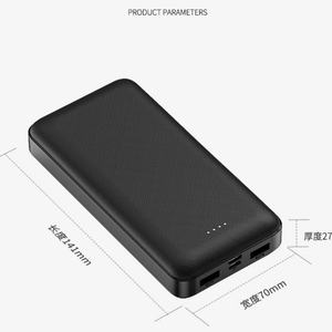 Station d'alimentation portable personnalisée OEM/ODM, batterie externe de marque 20000mAh 5V/2A, Powerbank mobile avec interface Micro USB, sortie 10W - Product Image 3