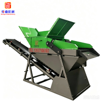 Machine de criblage de sol humide HengRui, cribleur rotatif de sol pour l'hydrosemeuse et l'ensemencement des pentes