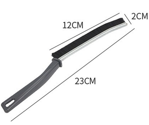 Brosse multifonctionnelle en nylon à long manche pour le nettoyage domestique des carreaux de cuisine, de salle de bain et des interstices de fenêtres - Product Image 6