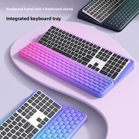 Support de clavier transfrontalier, en mousse à mémoire de forme, support ergonomique pour poignet, support de clavier intégré pour ordinateur de bureau, vente en gros