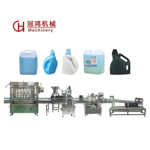 OEM Automatic Liquid Detergent Making Machines Liquid Shampoo Packing Machine Filling Capping Labeling Production Line