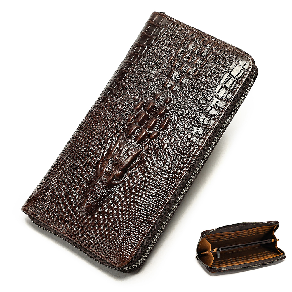 Billetera Chequera Cuero 1pc Vintage Hombres Rfid Cuero Billetera