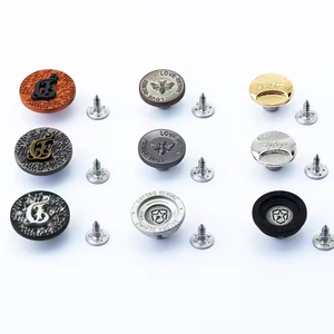 Sanko Nhà Máy Tùy Chỉnh Khắc Biểu Tượng Cổ Điển Mô Hình Nickel-Miễn Phí Có Thể Giặt Quần Áo Áo Khoác Kim Loại Kẽm Hợp Kim Denim Jeans Nút - Product Image 2