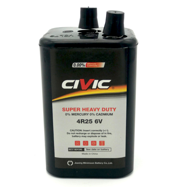 Super Power Factory 6V 4R25 Super Heavy Duty Battery for Power Tools & Consumer Electronics-OEM/ODM Available