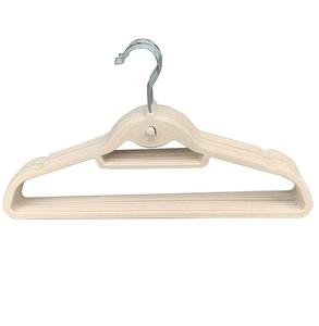 Günstige Kleiderbügel aus Kunststoff mit Samtbeschichtung und Rutschfunktion für Kleiderschränke - Product Image 5