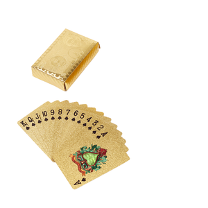 Cartes à jouer en plastique de haute qualité, plaquées argent, respectueuses de l'environnement, coins arrondis, style Texas, cartes de poker en PVC pour jeux de loisirs - Product Image 3