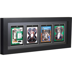 Wooden Sports Card Storage Box Wall Mounted Rectangle Transparent Collection <b>Frame</b> - Product Image 1