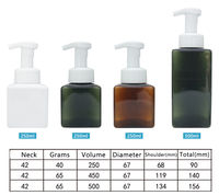 Botol Pembersih Tangan Berbusa Kosmetik XINDE 250ML 450ML 500ML dan Dispenser Sabun Bulu Mata dengan Pompa Busa