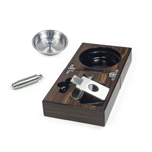 Ciseaux à cigares pliables portables en bois grainé, boîte à cigares de luxe, accessoires pour cigares, boîte à cigares, boîte à cigares - Product Image 4