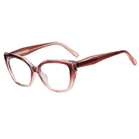 Monture de lunettes optiques Partagas TR90 carrées avec charnières à ressort et branches à fixation par broche, anti-lumière bleue, pour femmes