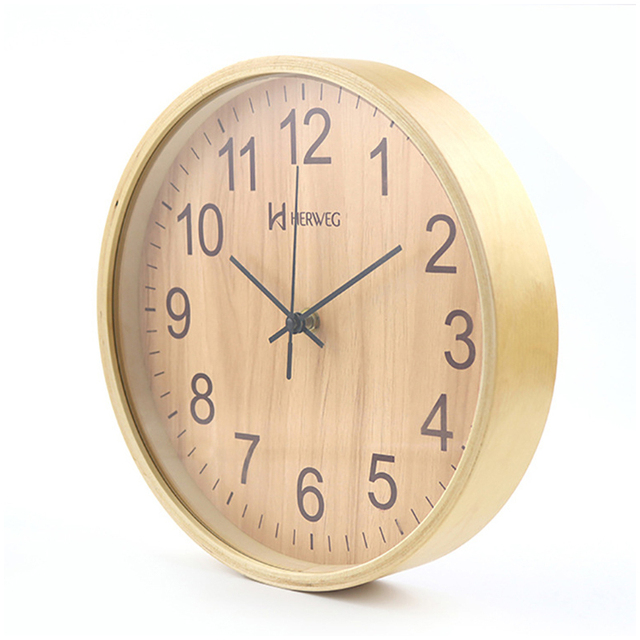 Wholesale quality wooden wall clock round modern wooden wall clocks