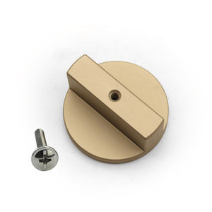 Desain Klasik Kenop Kuningan Aluminium Emas Kuningan Disepuh Bulat Gagang Kabinet - Product Image 4