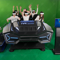 Sièges à mouvement électrique dynamiques 6Dof Montagnes russes de réalité virtuelle Jeux de tir Montagnes russes de réalité virtuelle