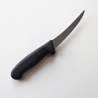 Couteau à désosser et à fileter le poisson en acier inoxydable semi-flexible de 5 pouces avec manche en plastique, écologique, ambidextre