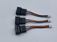 Adaptateur de faisceau de câbles électroniques HONSHI JST SM2.5 4 broches SH1.0 Molex, gaine isolante en PVC, conducteur en cuivre nu, 220V, personnalisé