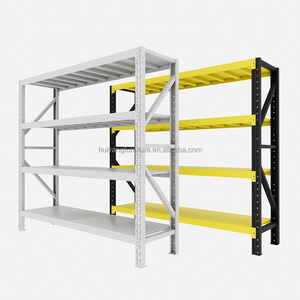 סדקים hy עבור מחסן תעשייתי מדפים פלדה מדפים מחסן מדפים בגדים מתלה עם מדפים - Product Image 1