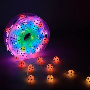 ไฟประดับรูปทรงลูกฟุต<span class=keywords><strong>บอล</strong></span> RGB ควบคุมผ่านแอพฯ สำหรับตกแต่งคลับกีฬา บาร์ รูปทรงลูกฟุต<span class=keywords><strong>บอล</strong></span> ไฟ LED สำหรับคริสต์มาสและฟุตบอล<span class=keywords><strong>โลก</strong></span> ใช้พอร์ต USB - Product Image 6
