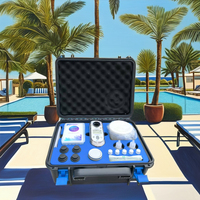 Hillbo-Testeur de qualité de piscine portable, matériel ABS pour chlore résiduel, valeur pH, etc.