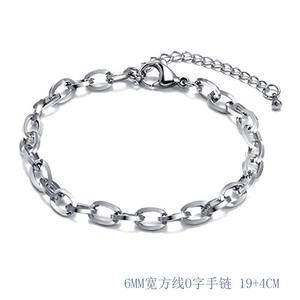 สร้อยข้อมือสแตนเลสชุบทองคำขาวแบบไม่ลอก ไม่ดำ เป็นมิตรกับสิ่งแวดล้อม สำหรับขายส่ง เหมาะสำหรับเป็นของขวัญสำหรับทุกเพศ - Product Image 3