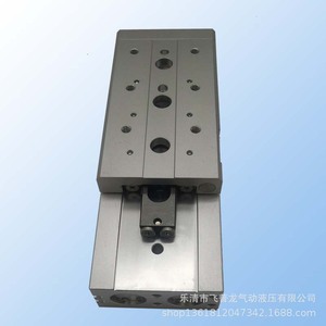 กระบอกสูบนำทางเชิงเส้นความแม่นยำสูง Hlq16X20Sa ตัวเรือนอะลูมิเนียม แบบมาตรฐานระบบนิวเมติก - Product Image 2