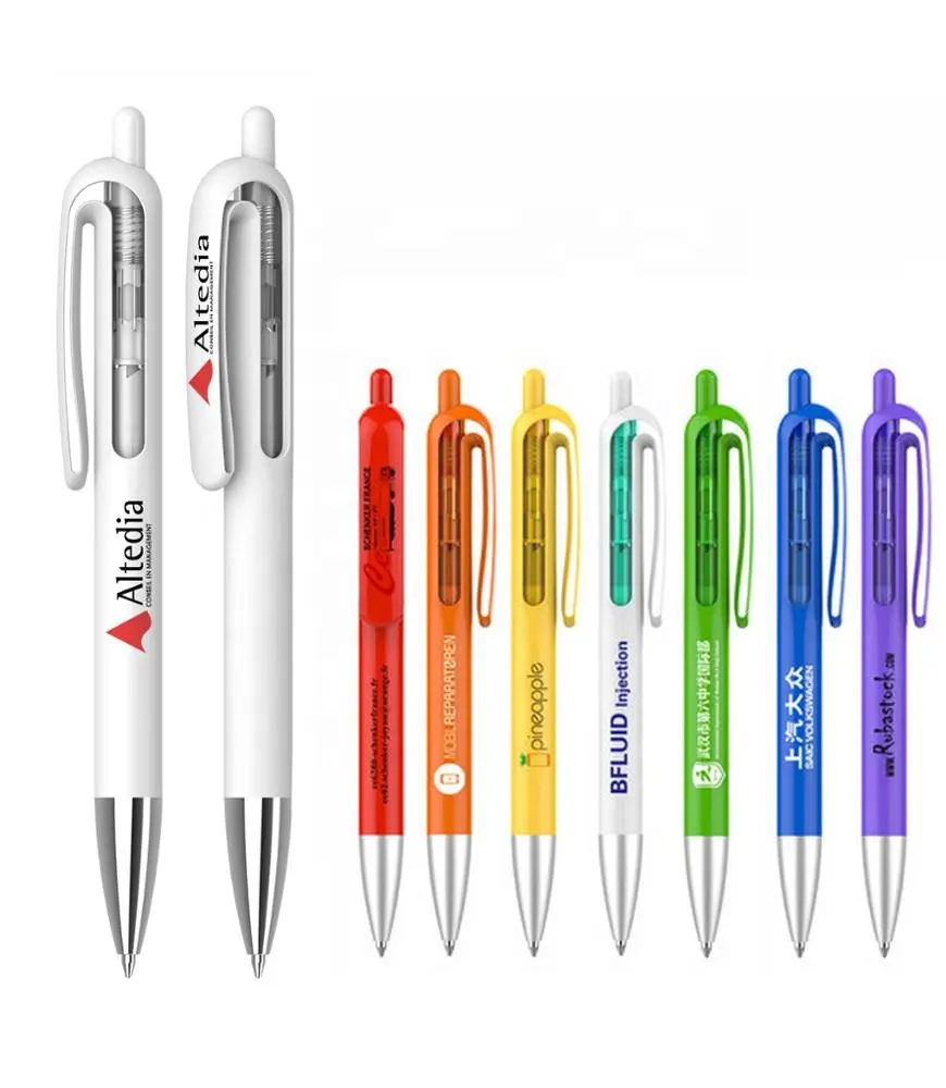 boligrafos por mayor lapiceros publicitario promotional pen printed company name custom logo ballpoint pen