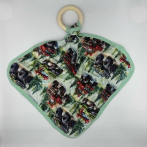 Kain Serbet Bayi Organik Motif Barat dari Bambu, Kain Penyerap Air Liur, Selimut Kecil, Handuk - Product Image 2