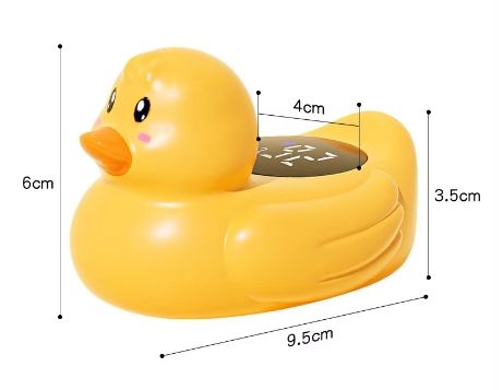 Taille unique-grand canard jaune