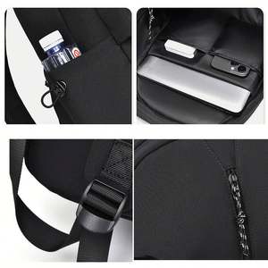 Modern Korean Couple Unisex Backpack Oxford Lightweight School Travel Bag Zipper Closure Portable 20-37L Capacity Sports Pattern - Product Image 6