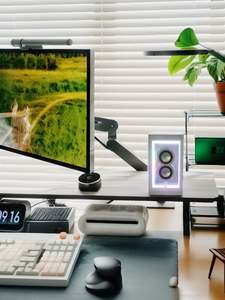 A small transparent <b>speaker</b> with RGB for desktop, home and office decoration and a portable wireless <b>speaker</b> - Product Image 5