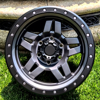 Jantes en aluminium robustes tout-terrain MOJIO 17 pouces 6061 en alliage forgé 4x4 SUV Camion Haute résistance Légères
