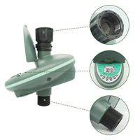 Minuterie de robinet de tuyau programmable de sortie en gros Minuterie d'eau d'irrigation en plastique vert et en métal pour le jardin