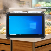 Tableta Robusta NFC con Windows/Linux y Lector de Huellas Dactilares de 10.1 Pulgadas, Solución Profesional de Reconocimiento de Matrículas, Reconocimiento de Alta Velocidad