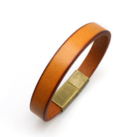 Pulsera de cuero Retro de moda Pulsera personalizada para hombres Regalo de aniversario único personalizado