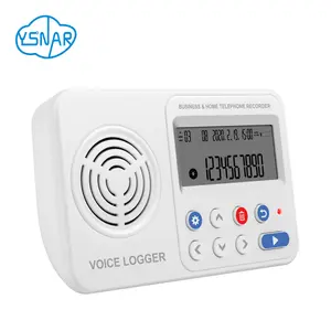Single Line Standalone Telefone Fixo Voz & Call Recorder SD Card Voice Logger com Answering Machine & Call Anúncio