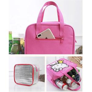 Fiambrera térmica 600D con dibujos personalizados para niños y mujeres, bolsa térmica portátil para comida, Picnic, aislamiento escolar - Product Image 2